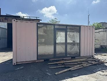 маленький контейнер: Модуль из морского контейнера с панорамным остеклением - База — 3