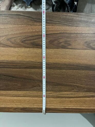 раскладывающийся стол: Журнальный стол, Новый, Прямоугольный, Складной, цвет - Коричневый — 4