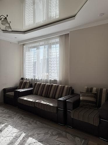 обивка: Комплект мягкой мебели, Б/у, Самовывоз, цвет - Коричневый — 1