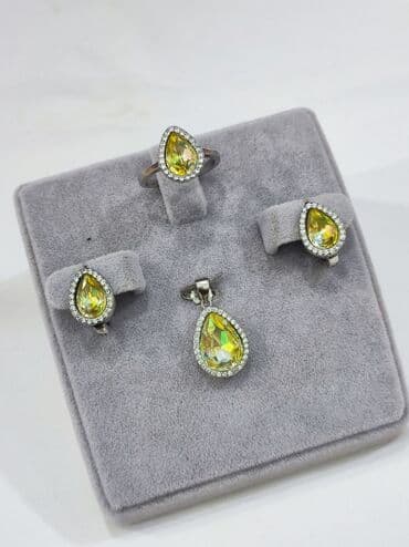 свадебные платья от производителя: Набор украшений, Проба 925, Женские, Новый — 3