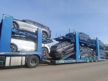 ford granada: Тягач, Volvo, Сar carrier trailer — 2