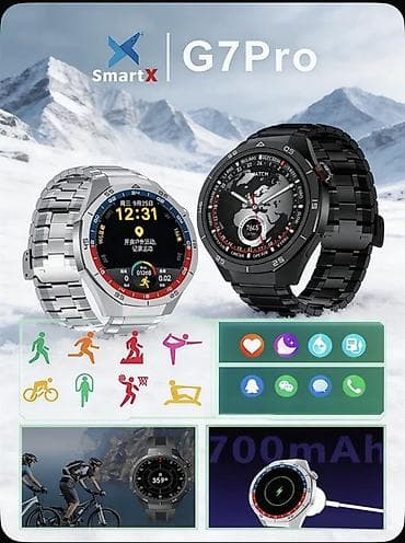 redmi k70 pro цена в бишкеке: SmartX G7 Pro — умные часы в металлическом корпусе с браслетом — 1