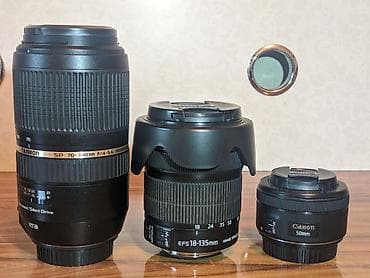 6 d: Продаю объективы: 1. Tamron SP 70-300mm f4-5.6 VC EF В хорошем — 1