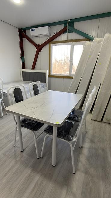 стулья с подставкой для письма: Стул для кухни, Новый, Железо, цвет - Серый — 5