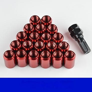 Молотки: Колёсные гайки! Комплект 20 штук В разных расцветках! Шаг 12x1.5 / — 6