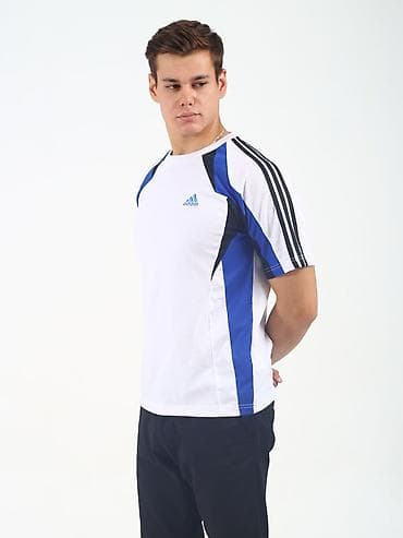 helly hansen: Мужская спортивная футболка Adidas - Дизайн: белая база с — 3