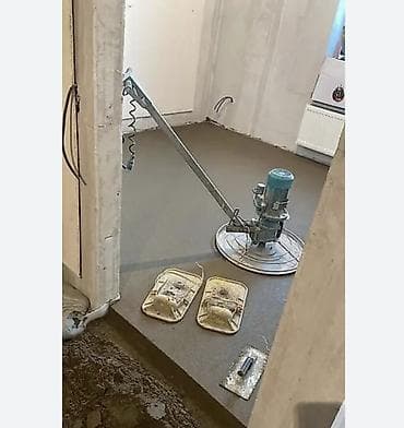 напольная: Механизированная затирка и устройство полусухой стяжки пола - — 2