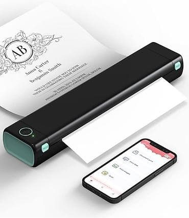 Phomemo M08F — портативный A4 термопринтер для печати документов без