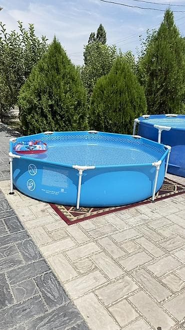 Каркасный круглый бассейн для дачи/двора.со скидкой👍 5900 сом🔥🔥💛🔥🔥 — 3