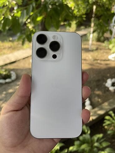IPhone 16 Pro, Б/у, 128 ГБ, Серебристый, Защитное стекло, Чехол, Кабель, 91 % at lalafo.kg IPhone 16 Pro, Б/у, 128 ГБ, Серебристый, Защитное стекло, Чехол, Кабель, 91 %
