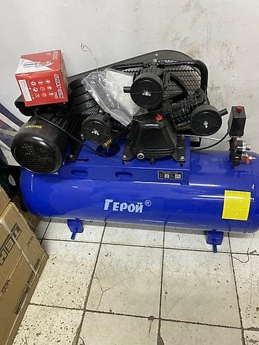 Компрессоры: Компрессор Для покраски, Электрический, Поршневой, Новый — 4