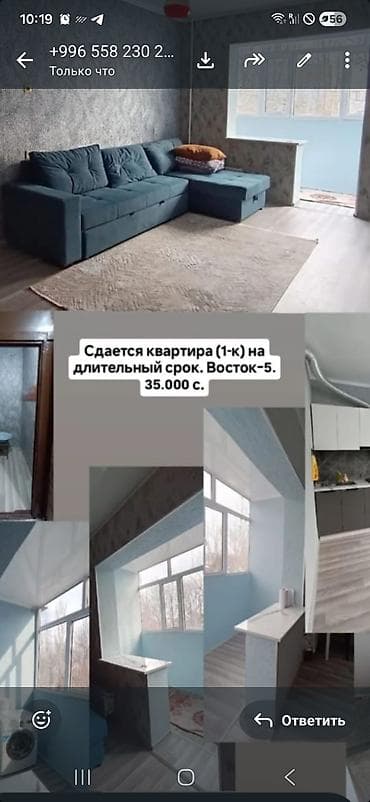 1 комната, Без подселения, С мебелью полностью