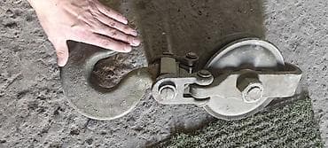 электро качельку: Крановый одна роликовый полиспастный крюк (крюковая подвеска) — 1