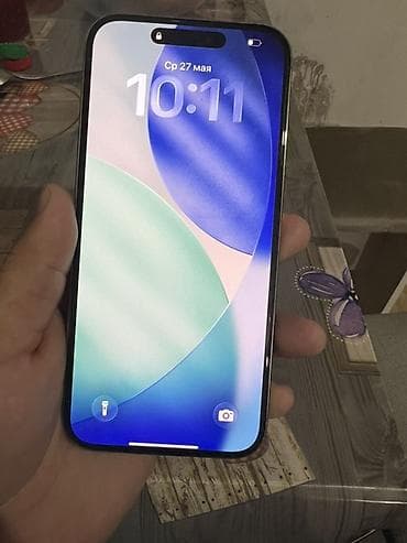 sim card: IPhone 16 Pro Max, Б/у, 512 ГБ, Белый, Кабель, 89 % — 2