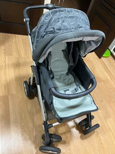 прогулочные коляски с рождения: Коляска, Б/у — 5