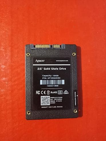 e96a hoco: Накопитель для ПК, Б/у, Apacer, SSD, 128 ГБ, 2.5" — 4