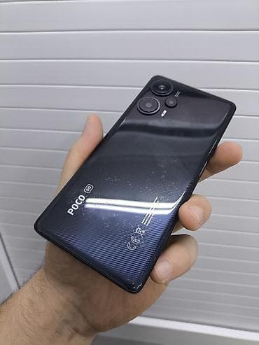 тө: Poco F5, Б/у, 256 ГБ, цвет - Черный, 2 SIM — 3