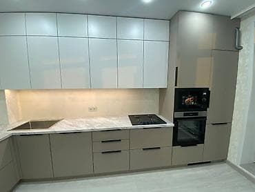 вытяжки очок: Кухонный гарнитур, Новый, цвет - Белый, МДФ, Бесплатная доставка — 4