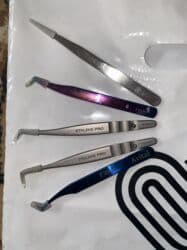 набор инструментов для работы с кожей: Ресницы, Гипоаллергенные материалы — 9