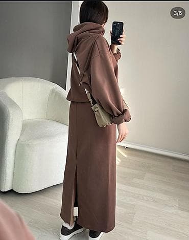 юпка кофта: Костюм с юбкой, Модель юбки: Прямая, Миди, M — 3