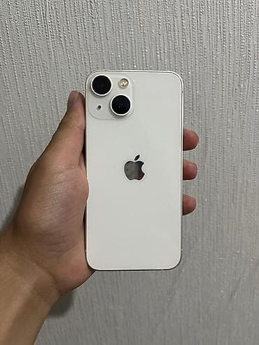 IPhone 13 mini, Колдонулган, 128 ГБ, White Titanium, 70 %