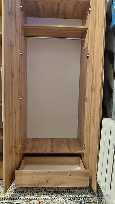 шкаф спальный: Шифоньер, шкаф для одежды, Прямой, ЛДСП — 6