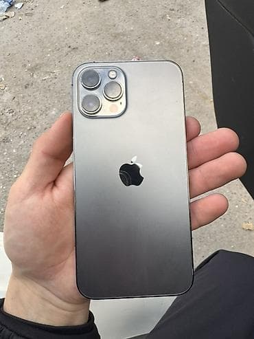 IPhone 12 Pro Max, Б/у, 256 ГБ, Графит, Чехол, 79 % at lalafo.kg IPhone 12 Pro Max, Б/у, 256 ГБ, Графит, Чехол, 79 %