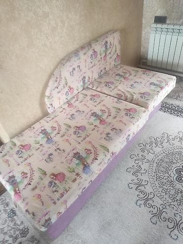 мебельный паралон: Детский диван, цвет - Розовый — 3