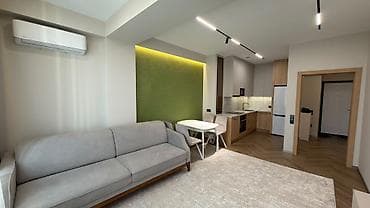 Недвижимость: 1 комната, 46 м², Элитка, Асанбай мкр Элитка, 10 этаж, Дизайнерский ремонт — 7