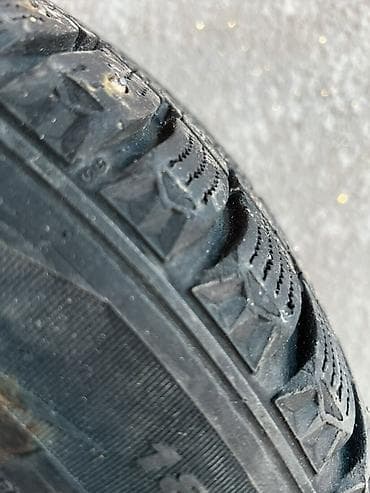 химичиска авто: Зимняя шипованная шина 185/60 R15. Два летние два зимный шипованый без — 1