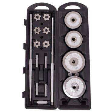 гантели наборные хромированные: Набор гантелей + штанга York Fitness 50 кг Штанга York — 1