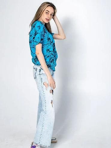 футболка для девушек: Футболка унисекс с абстрактным принтом - Материал: 100% хлопок — — 10