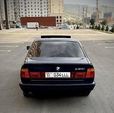 Унаа: BMW 5 series: 1990 г., 2 л, Кол менен иштөөчү, Бензин, Седан — 7