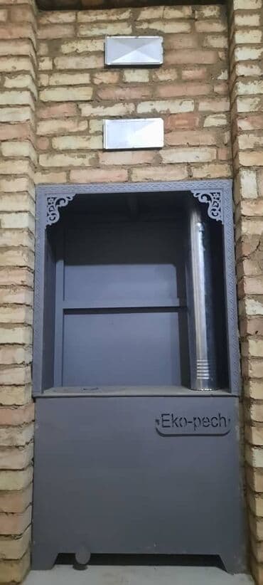кухнй гарнитур: ЭКО печ между комнатная печка длительного горения прозводва Кыргызстан — 22