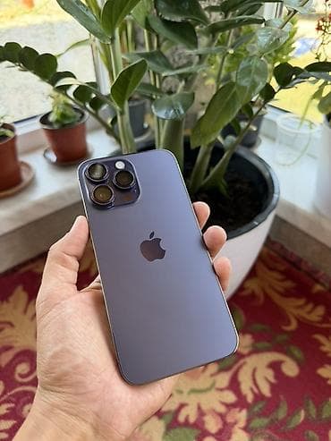 surface 4: IPhone 14 Pro Max, Б/у, 128 ГБ, Deep Purple, Защитное стекло, Чехол, 84 % — 2