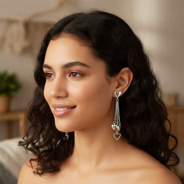 Серебряные серьги, Проба 925, Женские, Новый