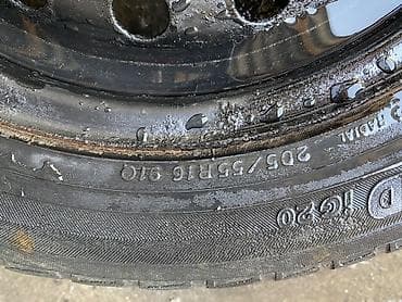 диски шины 13: Колеса в сборе 205 / 55 / R 16, Зима, 1 шт, Легковые, Железные, отверстий - 5 — 3
