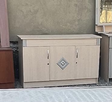 купить вешалку напольную: Комод для одежды, Б/у, Без зеркала, ЛДСП, цвет - Бежевый — 1