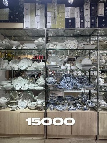зеркала на полный рост: Витрины/стеллажи для магазина посуды и декора Каркас — металл/ЛДСП — 4