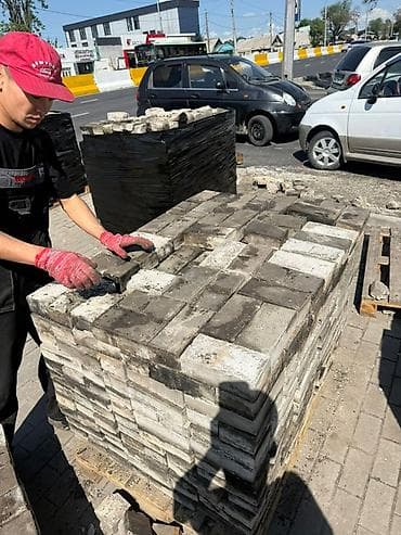 90: Навесте турган брусчатка жакшы сакталган 80.90 м кВ чыгат 350 сом кв — 5