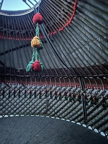 купить детские велосипеды: Продажа юрты, Каркас Деревянный, 85 баш, Диаметр: 6 метров — 4