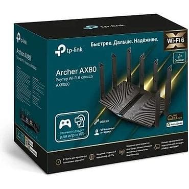 socket 2011: Продам TP-Link Archer AX80 (AX6000, Wi-Fi 6) Комплект полный — 1
