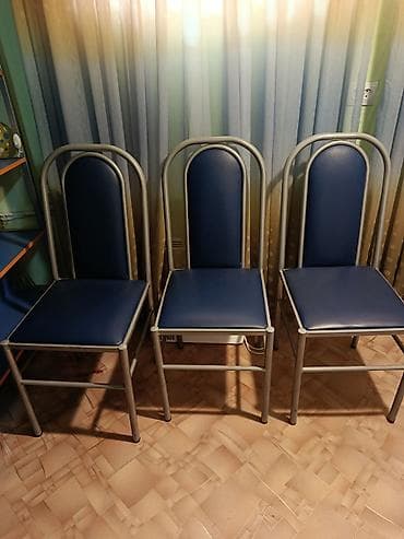 Стул для кухни, Другой материал, цвет - Серый