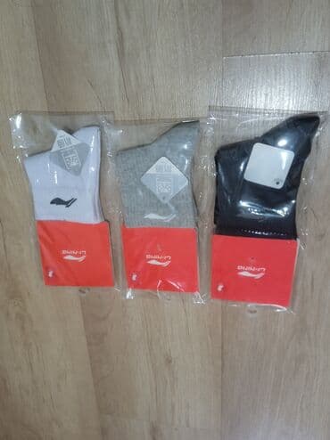 Li- ning носки антибактериальный оригинал 3 шт 800сом по штучно 300