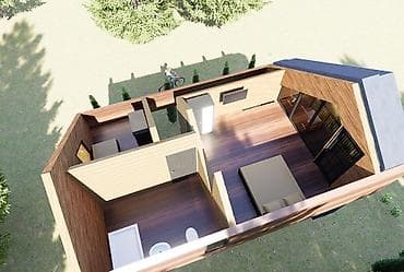 нижний чуй: Современный двухэтажный дом-шале с панорамным остеклением и террасами — 4