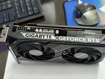 ПК жана ноутбуктар үчүн комплектөөчүлөр: Видеокарта GIGABYTE GeForce RTX 4060 WINDFORCE 2X OC 8G Модель на — 4