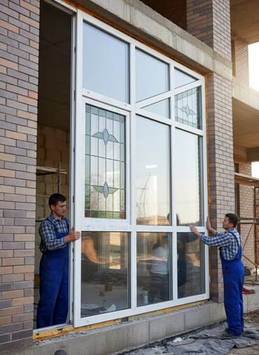 пластиковые витражи: Пластик терезелер жана эшиктер — үйүңүзгө жылуулук, тынчтык жана — 1