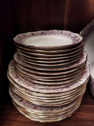 красивые вещи: Антикварный сервис из 35 предметов на 6 персон, привозили из Европы — 4