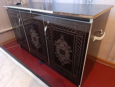 шкаф офис: Тумба для вещей и одежды, Без зеркала, ЛДСП, цвет - Коричневый — 1