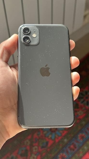 IPhone 11, Новый, 128 ГБ, Black Titanium, Зарядное устройство, Защитное стекло, 84 %